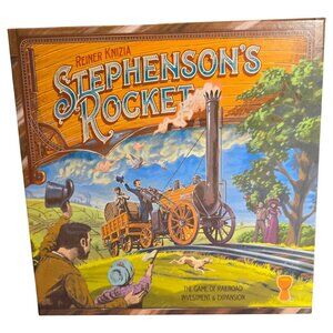 Stephensons Rocket Board Game 2018 Reiner Knizia Railroad Investment Complete